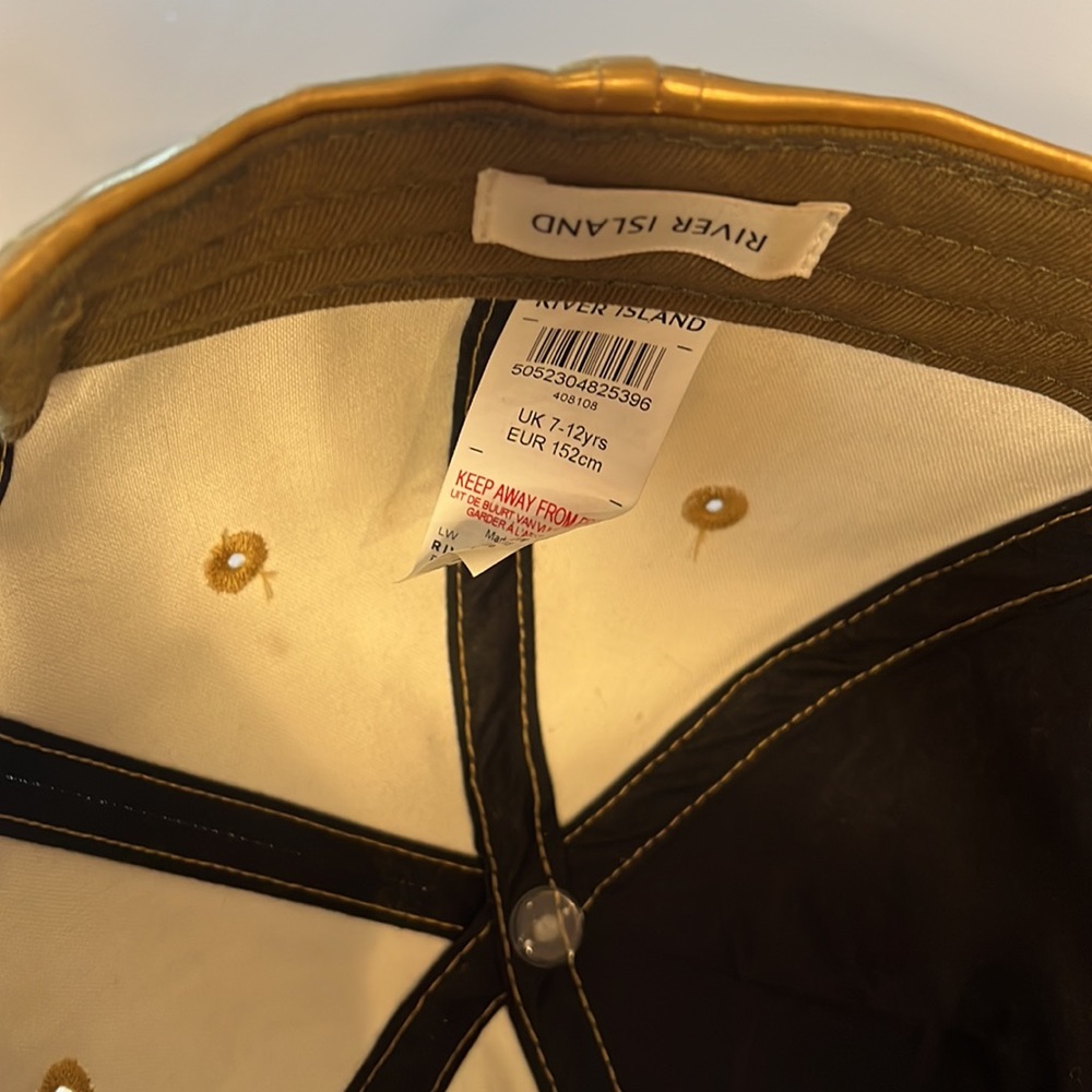 RIVER ISLAND STAR WARS GOLD BASEBALL HAT - Picture 6 of 6